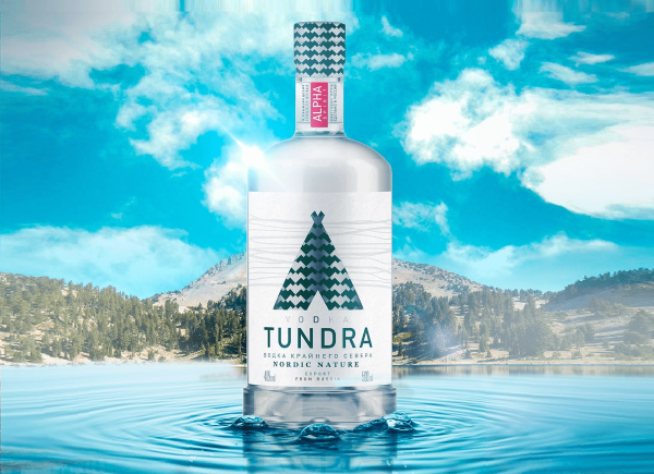 Vodka Tundra nordic nature 40% 0,5 v2