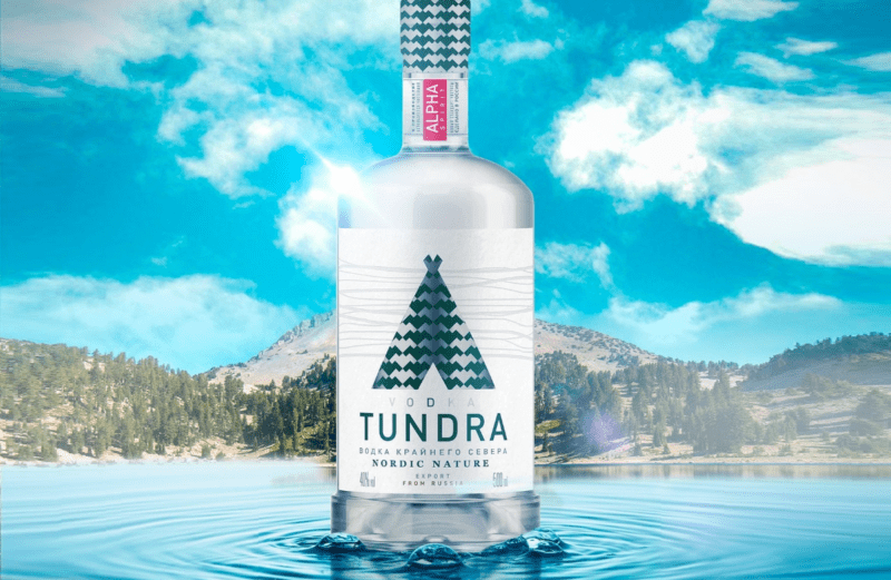 Vodka Tundra nordic nature 40% 0,5 v2