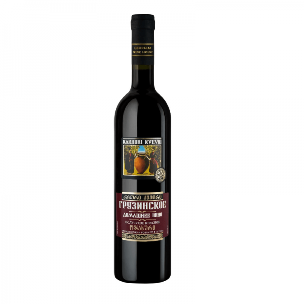 Wine House, Kakhuri Kvevri Domashnee Red Semi-Dry 0,75л