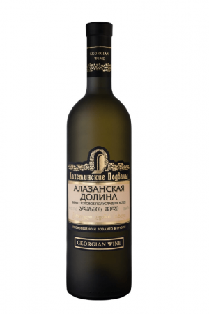 Wine Kakhetian Cellars Alazani Valley White matte bottle 0,75л