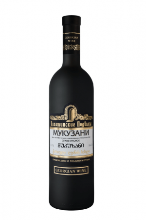 Wine Kakhetian Cellars Mukuzani, matte bottle 0,75л