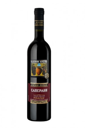 Wine Kakhuri Kvevri Domashnee Saperavi Red Dry 0,75л