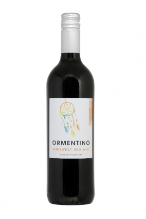 Wine Ormentino Semisweet red 0,75л