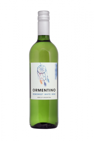 Wine Ormentino Semisweet white 0,75л