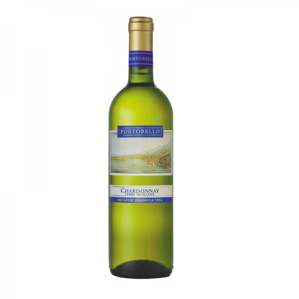 Wine Portobello Chardonnay, Terre Siciliane 0,75л